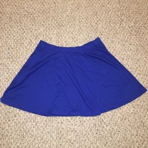 Royal Blue Skater Skirt